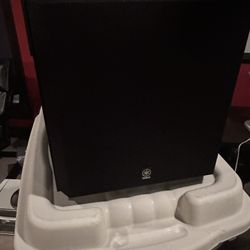 Yamaha sub wooferYamaha Sw-p3600 BL 10" Passive Subwoofer Speaker 120w