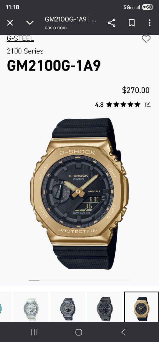 G-SHOCK PROTECTION WATCH