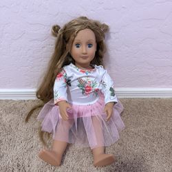 Our Generation Doll with Floral Outfit