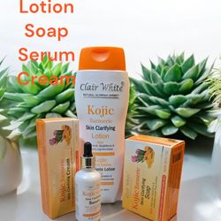 Clair White Kojic Turmeric Skin Beautifying Set