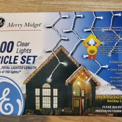 One Brand-new UNOPENED box of Icicle Lights