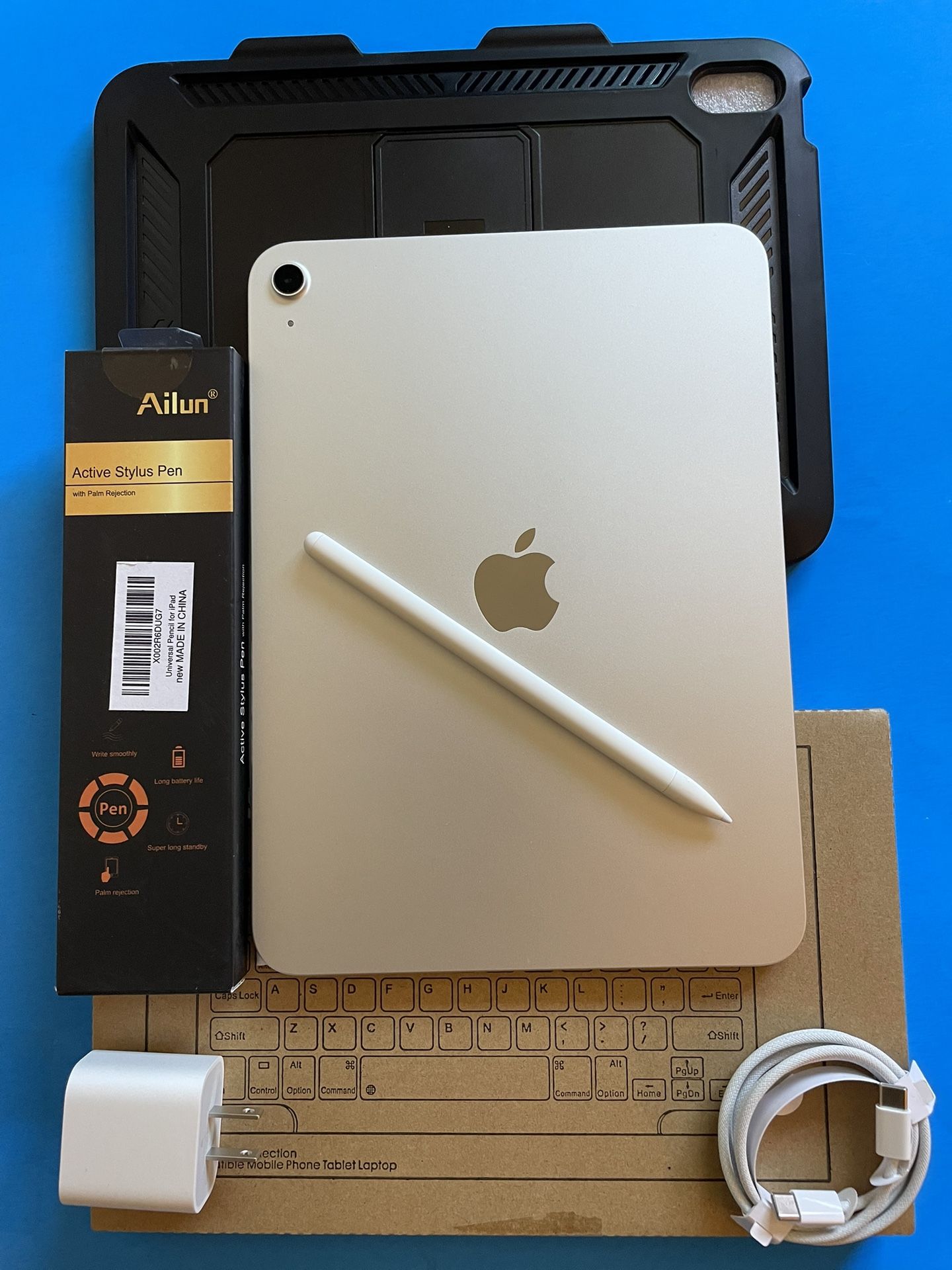 iPad 11th Generation (2025 Newest) 128GB with pencil, keyboard & accessories (new - warranty)