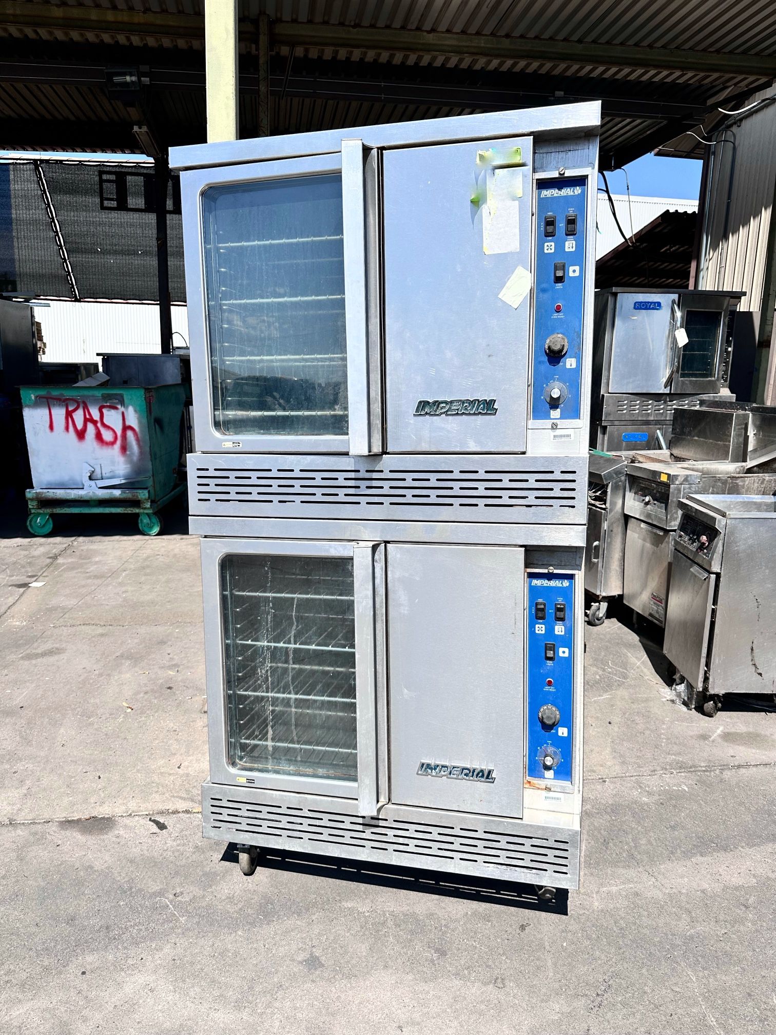 Imperial double Stack convection oven