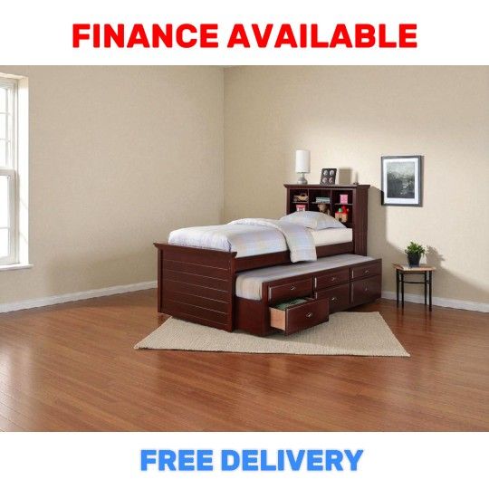🔥 TWIN BED + TRUNDLE DEAL! / ¡OFERTA EN CAMA TWIN 🛏️ ONLY / $399‼️ ➕ Add Mattress / Agrega Colchón $99 🚚 FREE DELIVERY 🆔 ITEM# P F9220