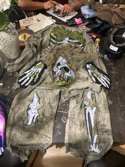 Zombie costume man