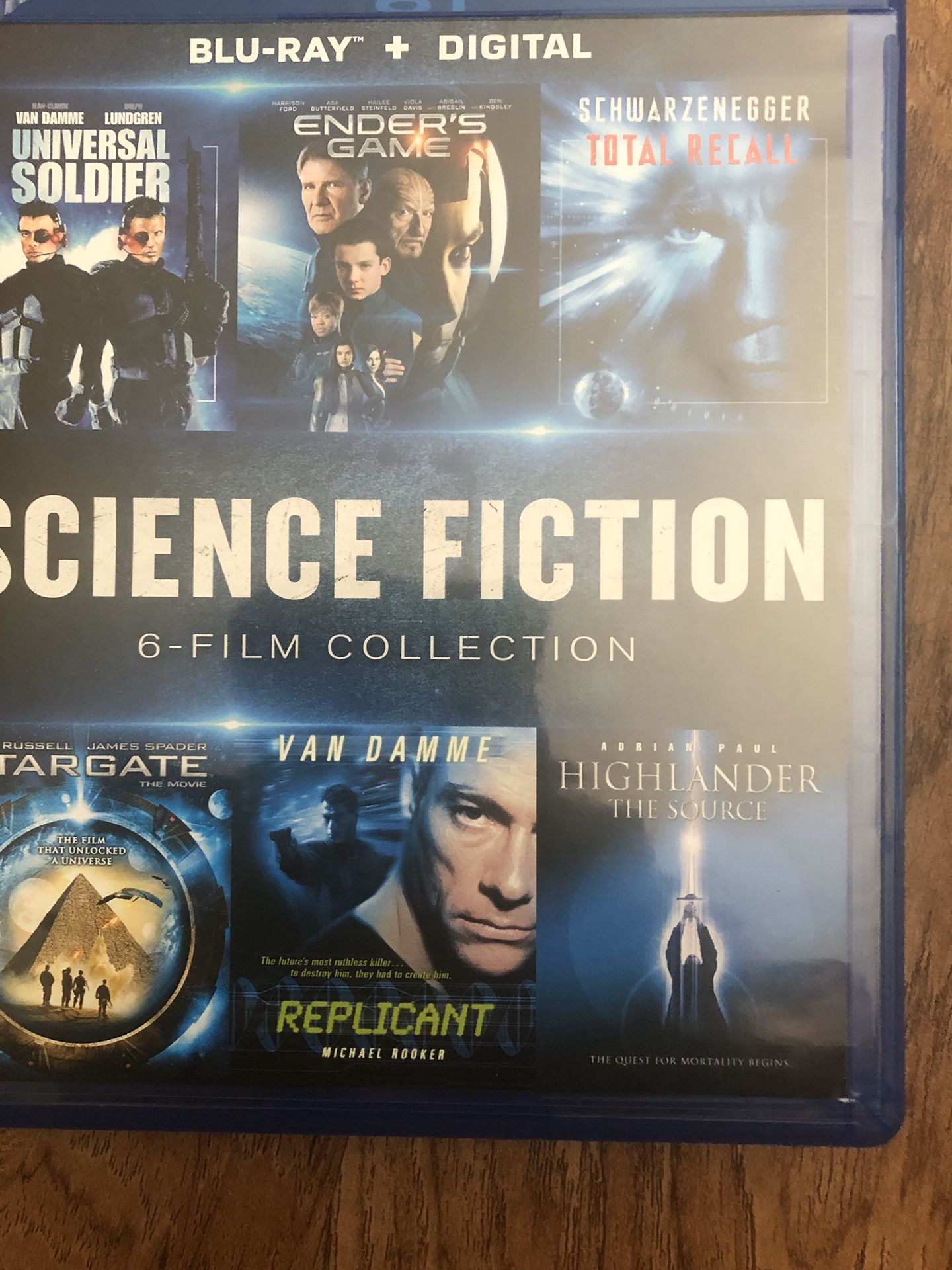 6 Science Fiction Movies digital copies
