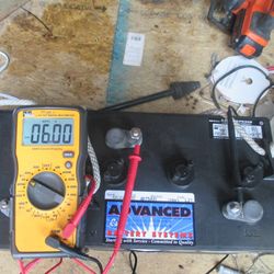 Two 75 Amp Hour 6 Volt Batteries, 12 Volt