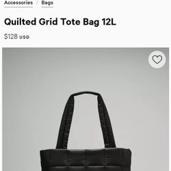 Lululemon Tote Bag