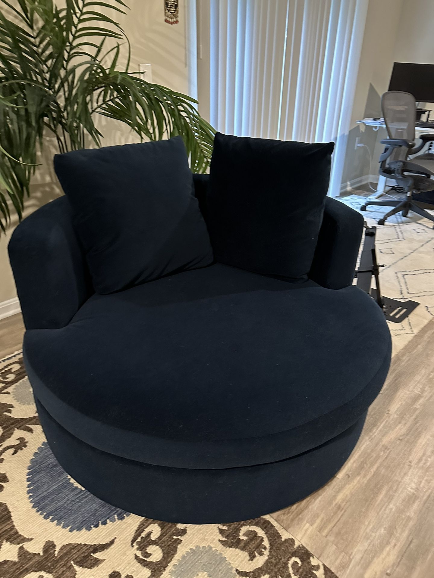 Pottery Barn Balboa Swivel Chair -  $1000 OBO 