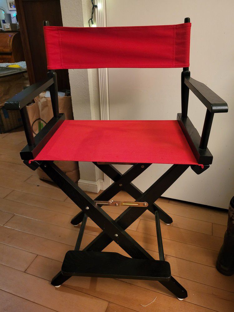 Red Directors Chairs (2)