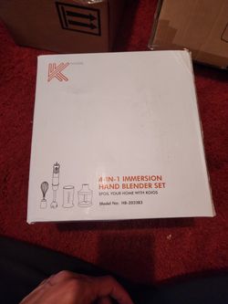 4 In 1 Immersion Hand Blender Set