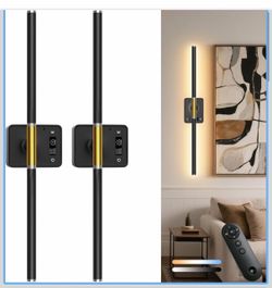 Cordless Wall Sconces Battery Operated Set of 2 new in the box