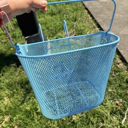 Bike Basket – Lightweight Plastic (Blue)