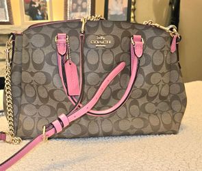 Leather  Coach Bag
