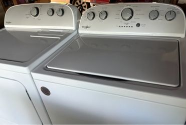 WHIRLPOOL HE SUPER CAPACITY WASHER&ELECTRIC DRYER SET. LIKE NEW. PERFECT CONDITION.
