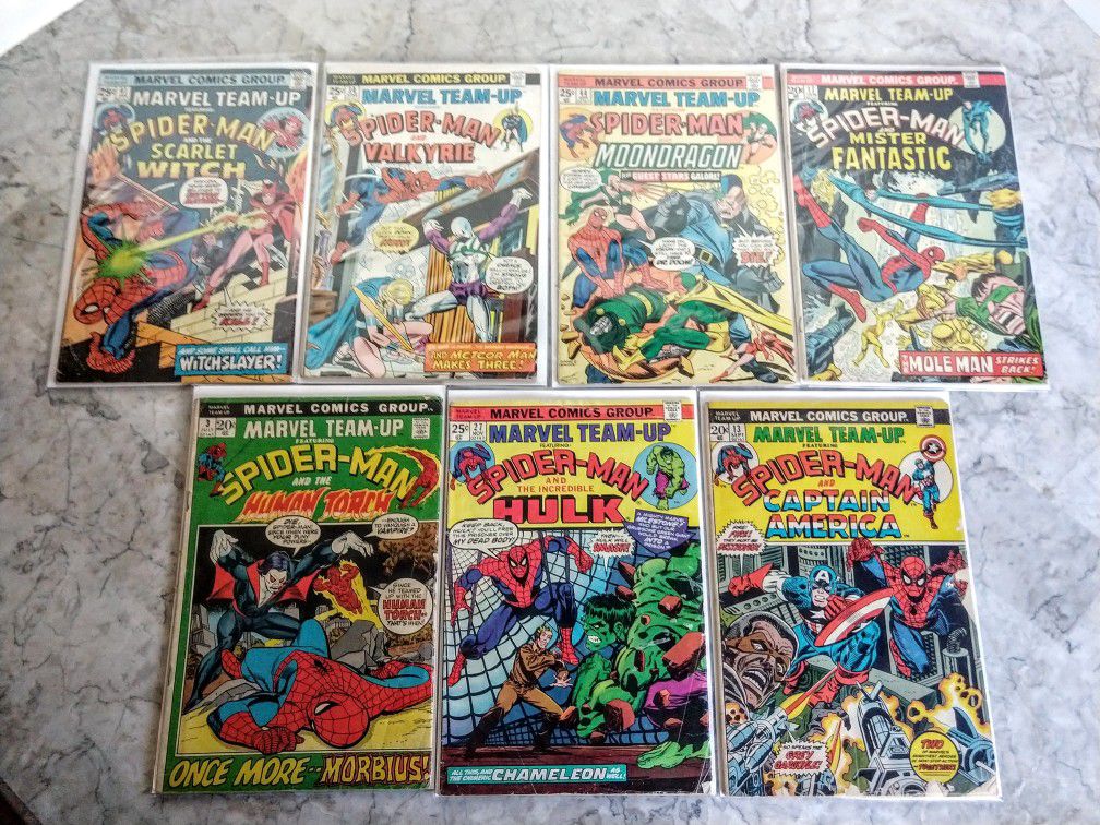 Comic Book Lot - Spiderman Team Up