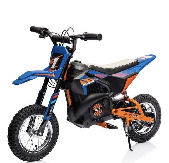 Electric Dirt Bike And Helmet