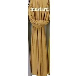 Womens Mustard Premium Jersey Hijab