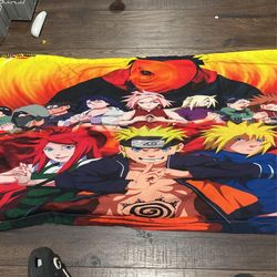 Naruto Bed Sheet And Pillow Cases. Naruto Themed Shower Curtain.