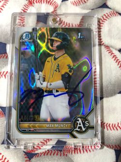 Max Muncy 1st Bowman Auto IP