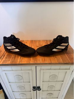 ADIDAS FREAK CARBON MID FOOTBALL  BLACK/SILVER Size 10