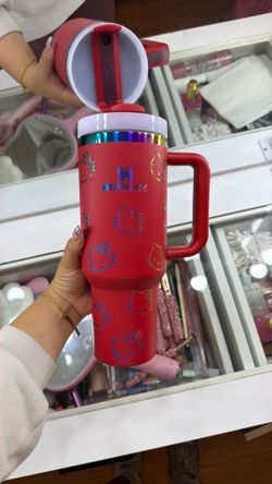 RED HELLO KITTY CUP