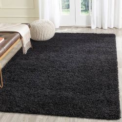 Black Shag Rug 8’x10’