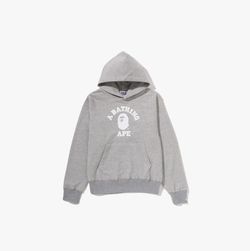 A Bathing Ape BAPE College Logo Hoodie