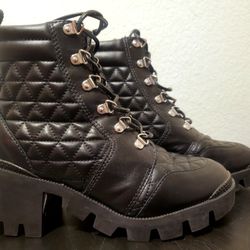 Boot With Rubber Heel
