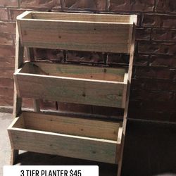 Wood planter $45 edinburg pick up