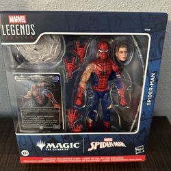 Marvel Legends Magic The Gathering Spider Man With Exclusive Card 