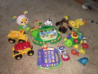 All the toys works perfectly!!! No pets or dogs smoke free home
