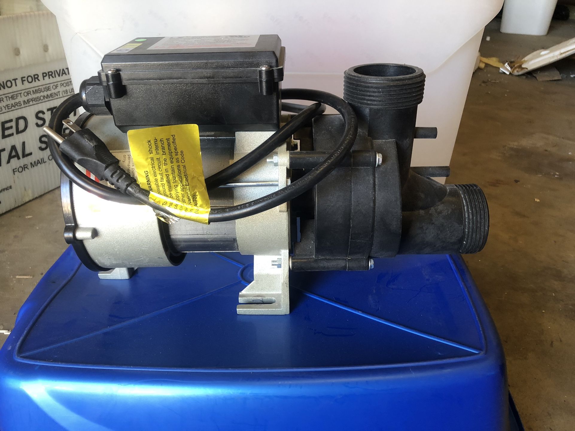 Whirlpool bath pump