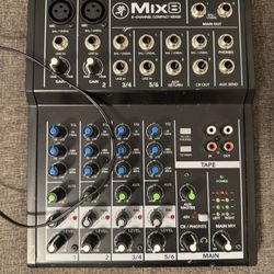 Mackie Mix8 8-Channel Compact Mixer