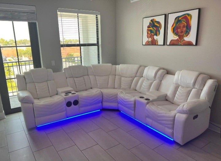 Recliner Sectional Sofa ***** Reclinable A Estrenar