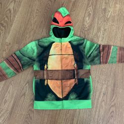 Boys Sz 7 (L) Ninja turtle Jacket, Hoodie (gently Used)