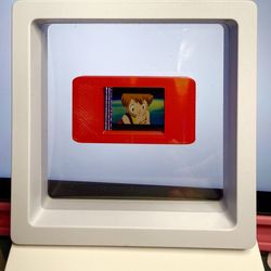 Pokemon 35mm Authentic Misty Ash Film Cell Theater Used with Pokeball Holder and Case