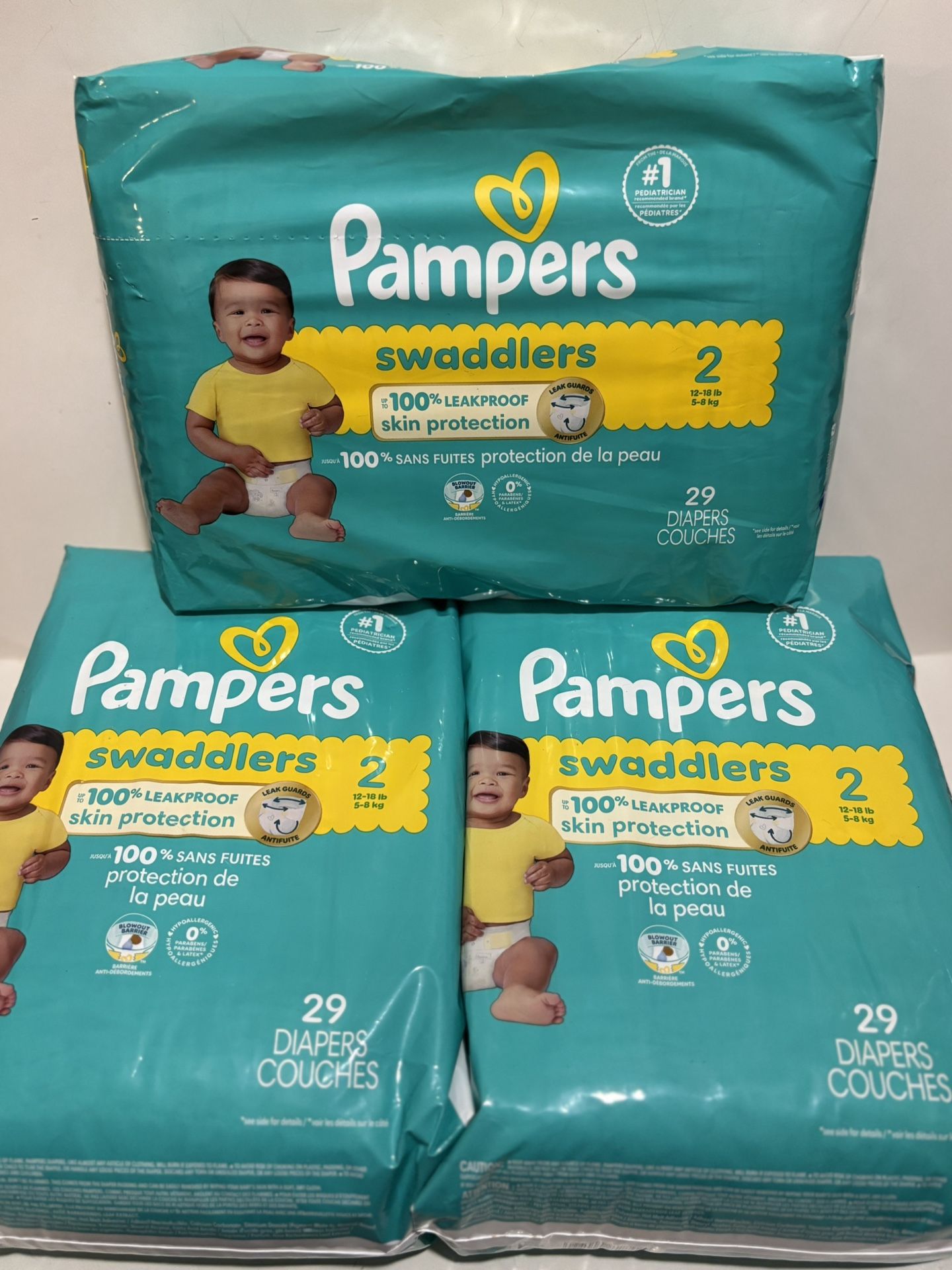 Pampers Diapers Size 2–29count (*Please Read Post Descriptions*)