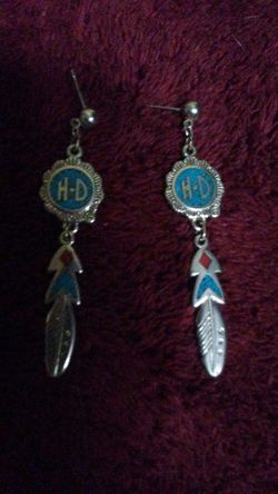 Harley Davidson Earrings