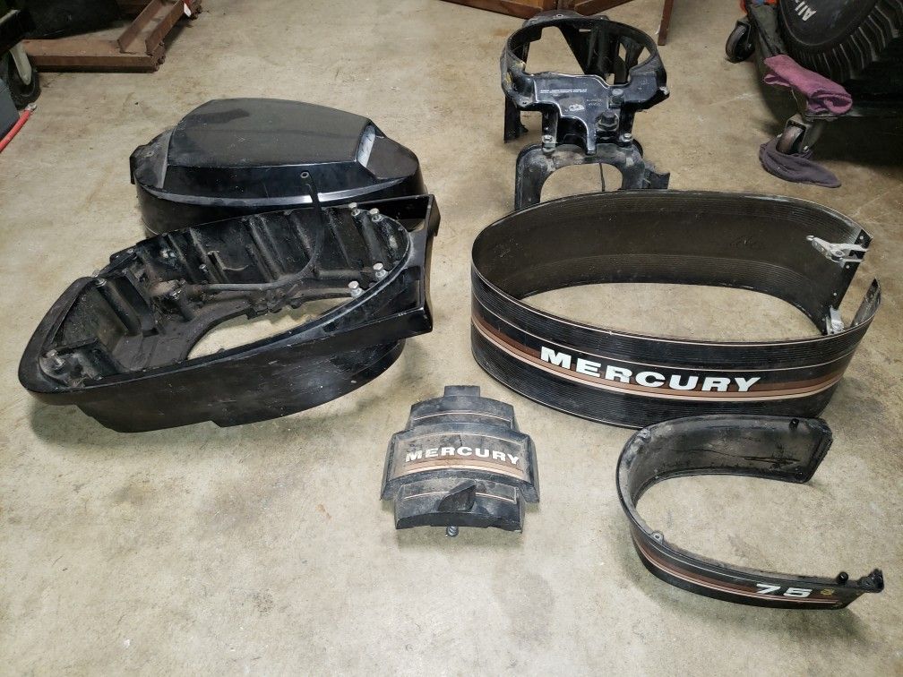 Mercury outboard engine parts covers