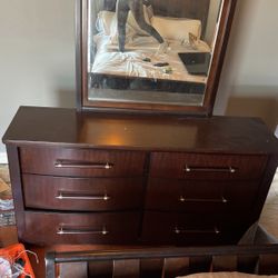 Dresser And Bed Frame Set 