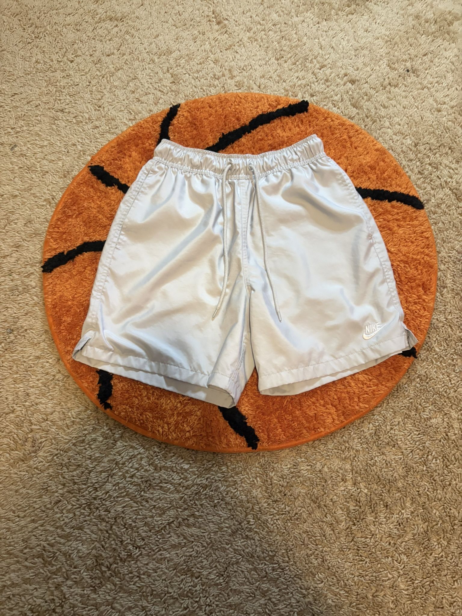 Grey Nike Basketball Shorts