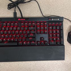 Corsair RGB Gaming Keyboard and Mouse