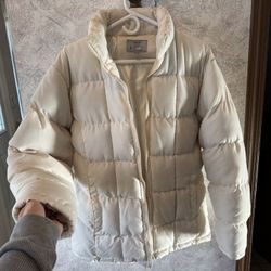 Puffy Coat Large Off White 
