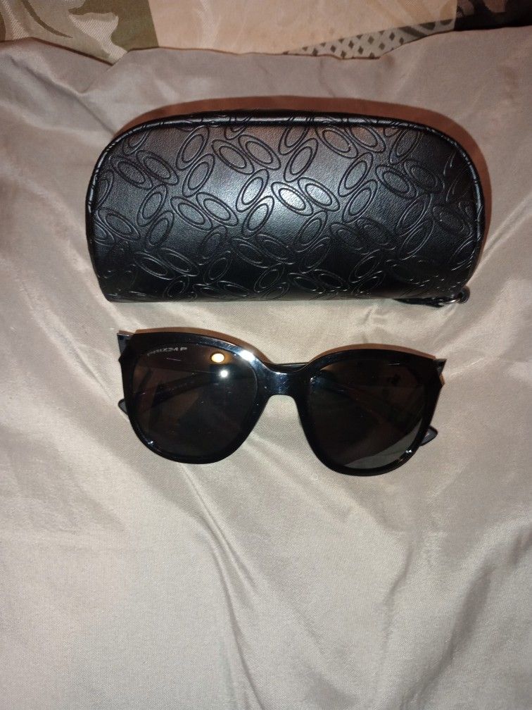 Black Oakley Sunglasses W/ Case New