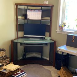Corner  Desk with Storage 