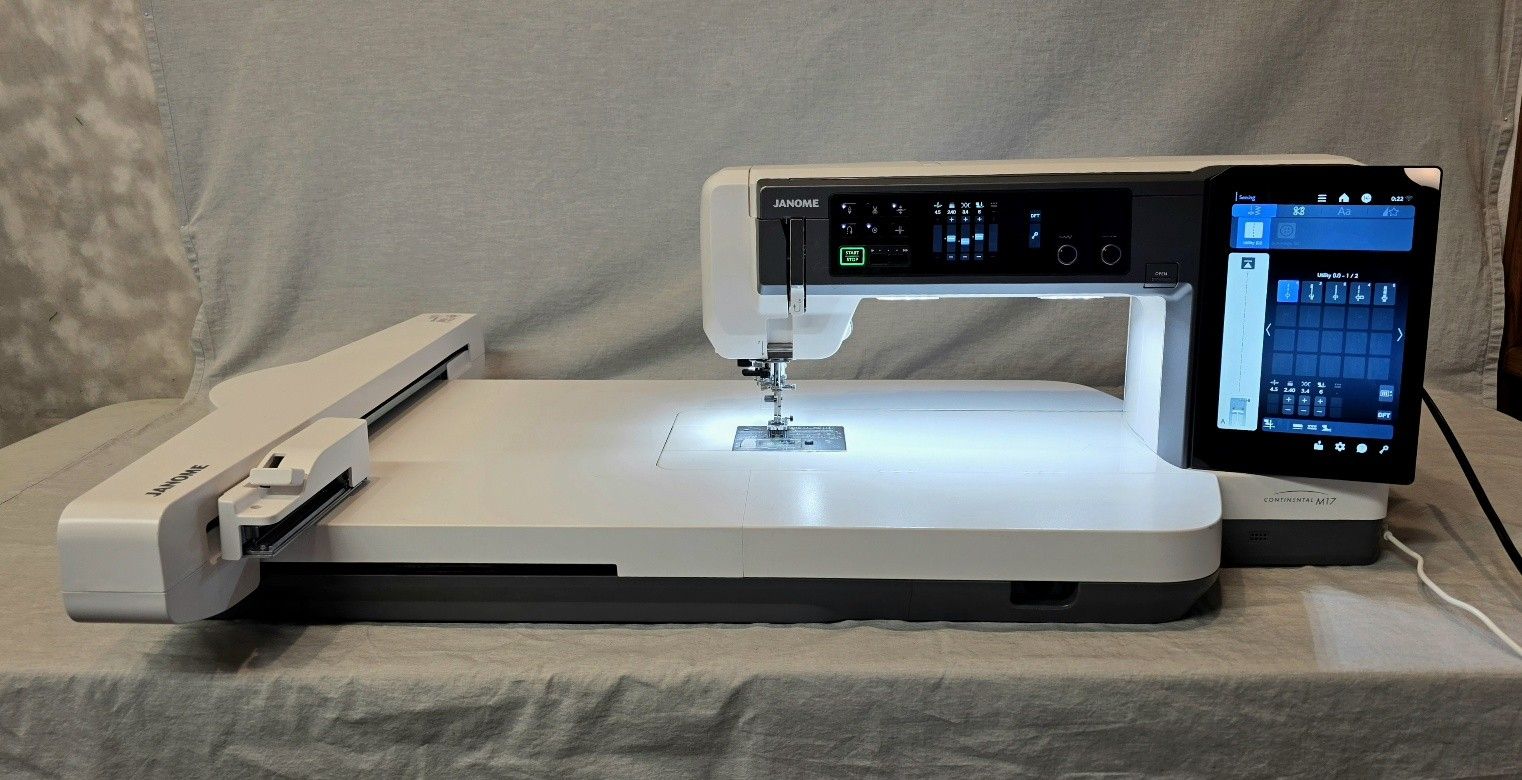 Janome Continental MC17 Sewing and Embroidery Machine