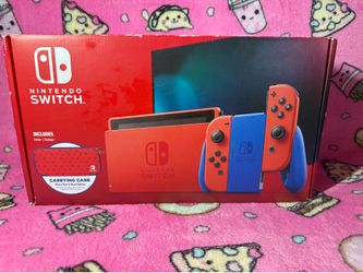 Mario Red & Blue Edition (Nintendo Switch Console) (Limited Edition) + Extras (Case)
