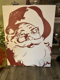 Giant Santa Canvas