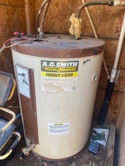Electric water heater.